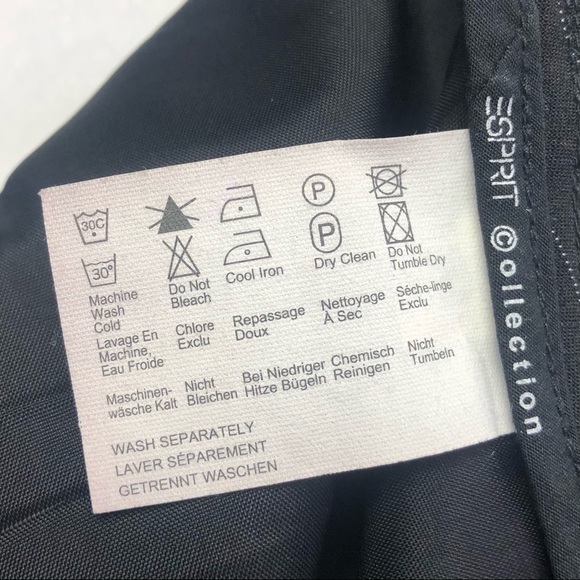 Esprit Collection Mini Mini Skirt Black 9 Juniors Flirty Preppy School Y2K - Picture 6 of 9